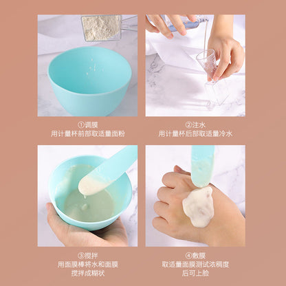 DIY homemade mask tool set silicone mask brush mask bowl soft brush 5-piece set film adjustment stick spot - image 2