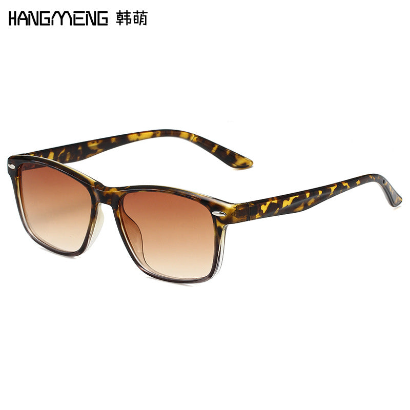 Cross-border new European and American fashion sunglasses men and women with square sunglasses classic rice nail glasses Y7009 - image 3