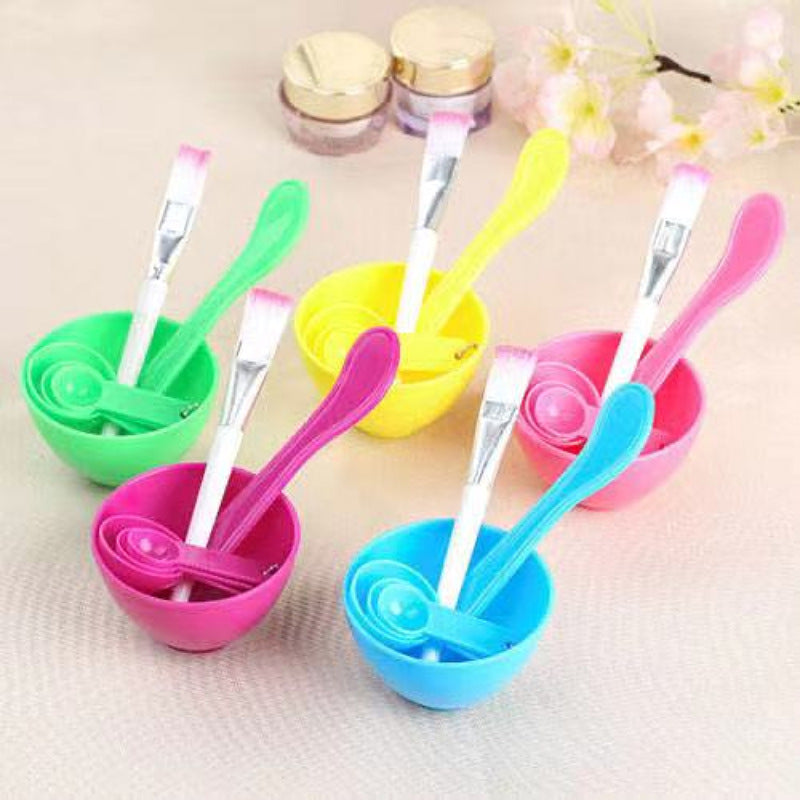 Facial mask Bowl set and brush six-piece set facial mask brush stick DIY facial mask beauty makeup makeup makeup tools - image 3