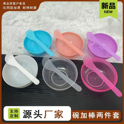 Wholesale DIY Plastic Pp Mask Bowl Mask Mixing Stick Spa Mask Bowl Mask Stick Set Beauty Salon Tools - image 1