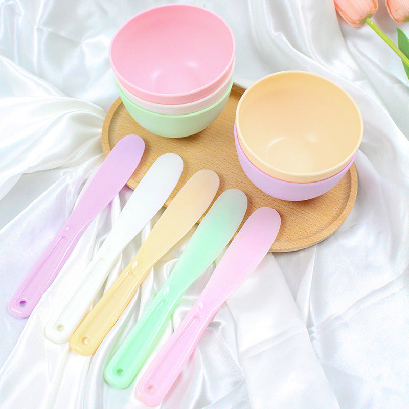 Beauty makeup tools TPR imitation silicone mask bowl plastic soft bowl mask stick film bowl supplies beauty suit medium size - image 2