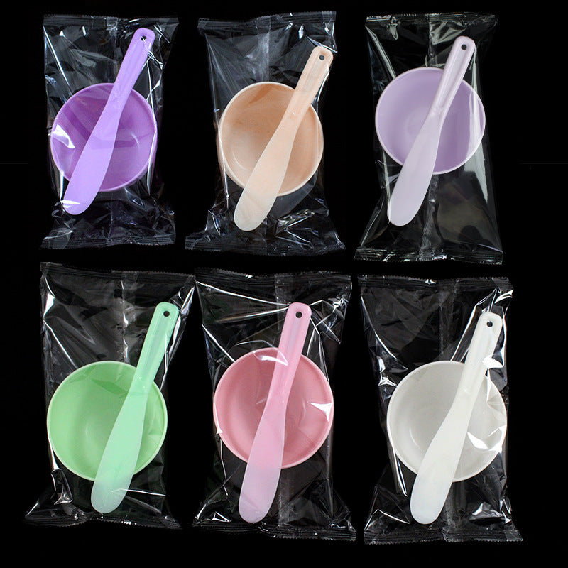 Beauty makeup tools TPR imitation silicone mask bowl plastic soft bowl mask stick film bowl supplies beauty suit medium size - image 4