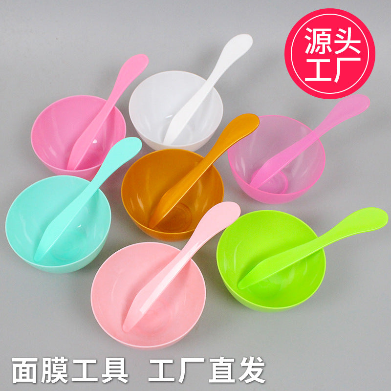 Beauty Tools, Mask Bowl, Soft Plastic Mask Stick, Beauty Bowl, Beauty and Hair Care Soft Mask, Cosmetics Set, Skin Care - image 1