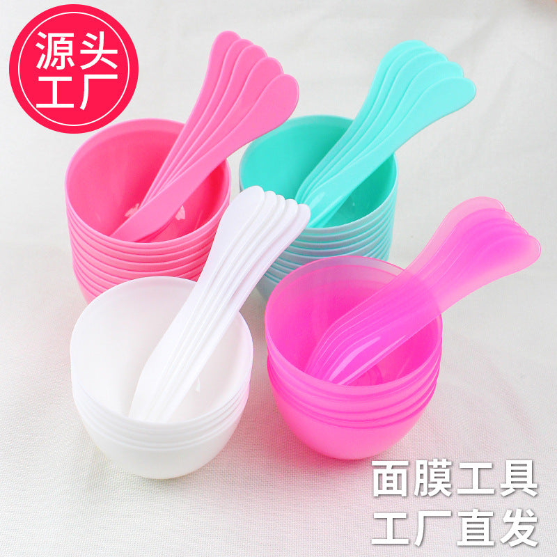 Beauty Tools, Mask Bowl, Soft Plastic Mask Stick, Beauty Bowl, Beauty and Hair Care Soft Mask, Cosmetics Set, Skin Care - image 2