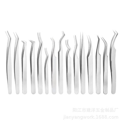 Manufacturer of False Eyelash Tweezers, Eyelash Artist Grafting Eyelash Curler, Dolphin Clip, Gold Feather Clip, High-Precision Flowering Tweezers Tool - image 5