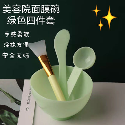 High-End Facial Mask Bowl with Spoon and Brush, Beauty Salon Facial Tools and Supplies, Special Set for Mixing Traditional Chinese Medicine, Goddess Edition - image 1