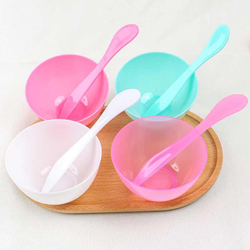 Large and Small Mask Bowl Film Mixing Rod Beauty Salon Spa Tools Plastic Bowl Mask Scraper Factory Wholesale - image 1