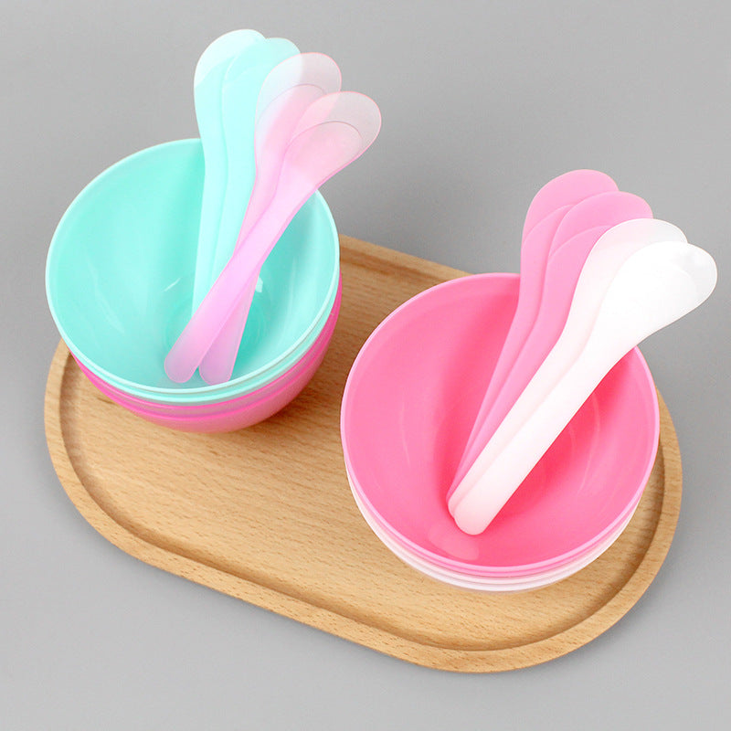 Large and Small Mask Bowl Film Mixing Rod Beauty Salon Spa Tools Plastic Bowl Mask Scraper Factory Wholesale - image 3