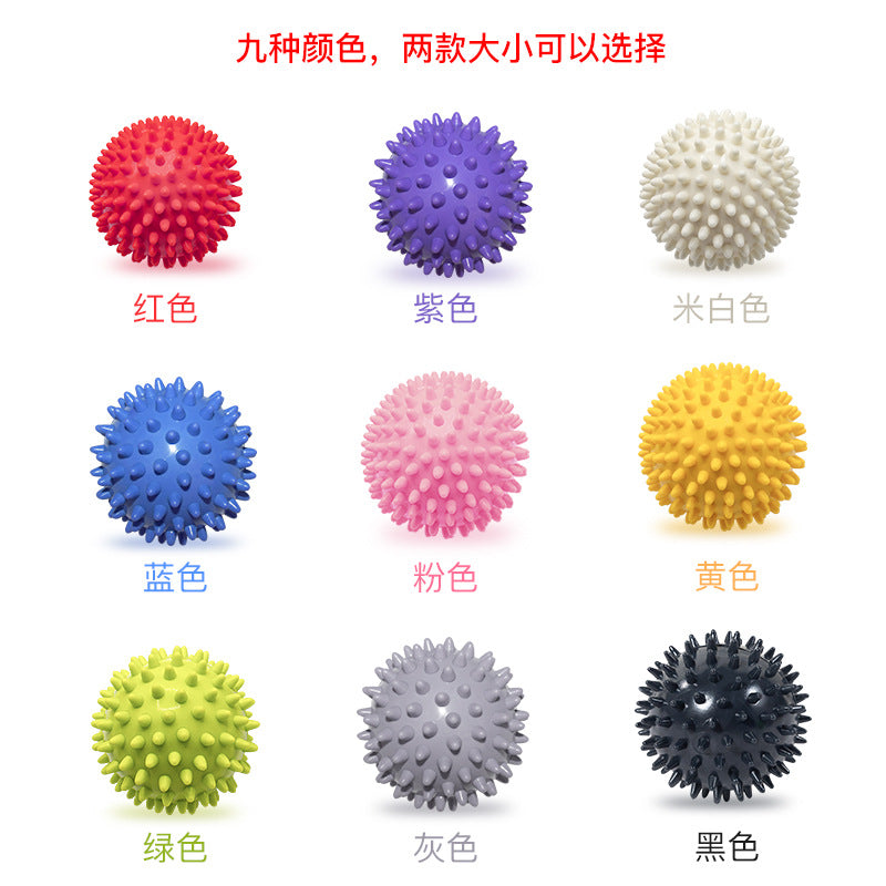 Pricking ball massage acupoint grip ball pointed nail fascia yoga ball fitness ball PVC plantar relaxation hedgehog ball - image 2