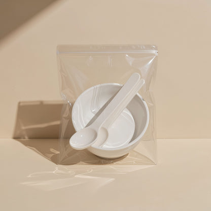 PP plastic mask bowl set with bowl, mask stick and stirring stick