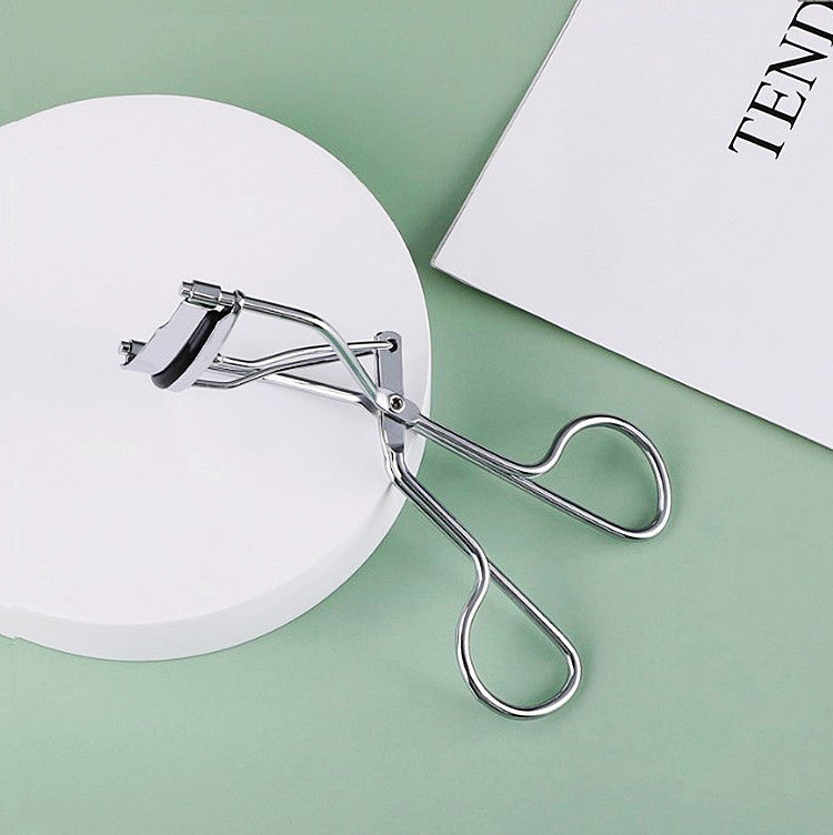 Wholesale Portable Stainless Steel Silver Eyelash Curler Curling and Shaping Without Clipping Eyelids False Eyelash Curler Makeup Beauty Tool - image 3