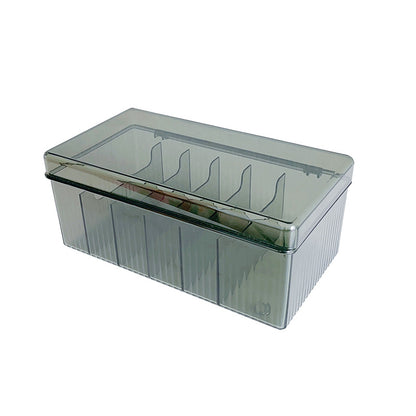 Transparent Eyelashes and Manicure Cosmetics Storage Box with Lid Design Dustproof Large Capacity Classy Generous Acrylic Jewelry - image 5
