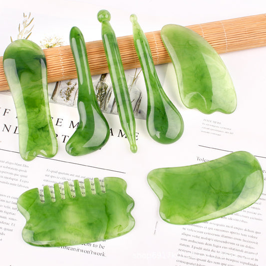 Eye massage stick resin beauty tool tendons and collaterals pull meridian stick wholesale face massager scraping tendon stick - image 2
