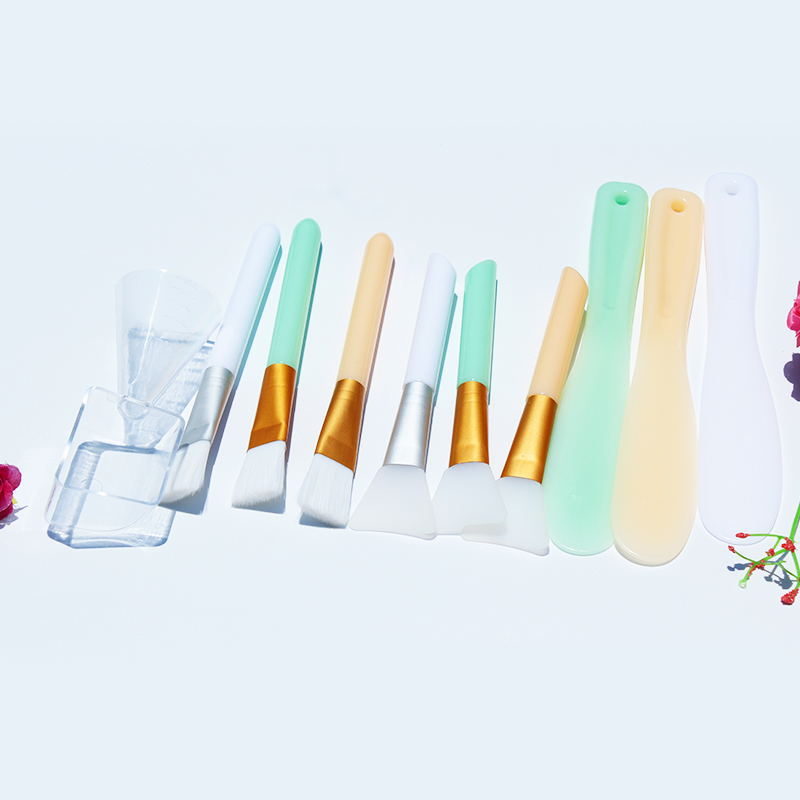 Silicone mask brush mask bowl mask stick mask spoon spa mask bowl five-piece set beauty tools - image 2