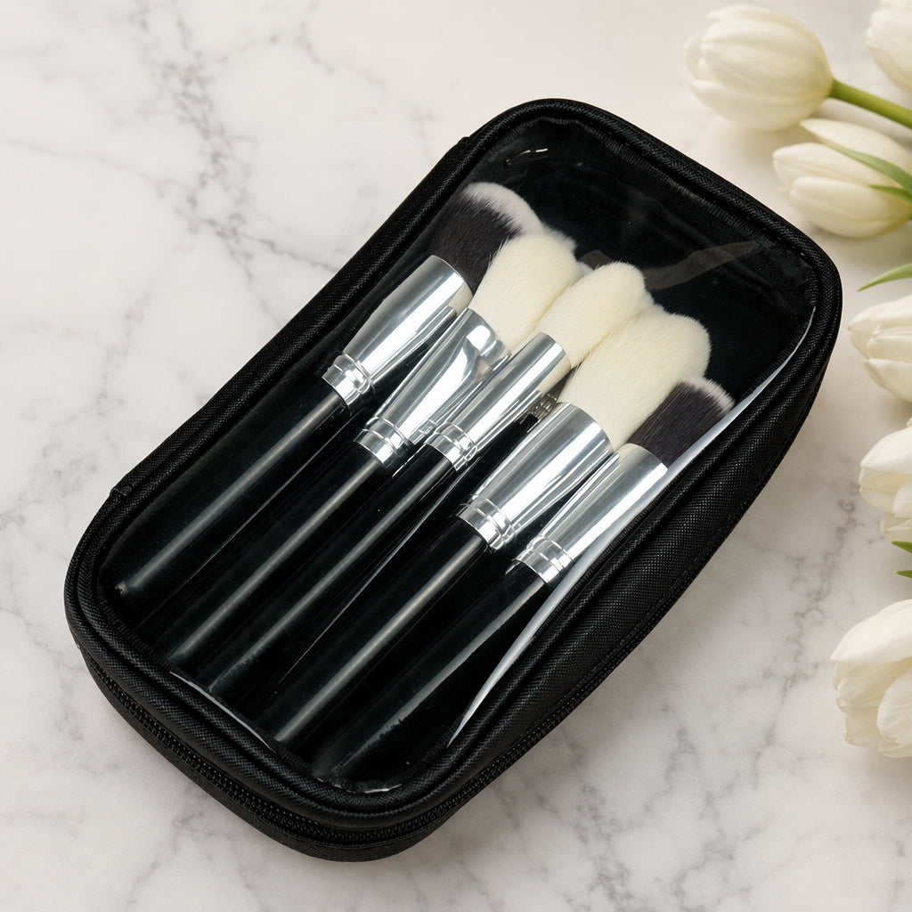 15 animal hair makeup brush set real wool studio makeup school professional makeup artist full set of makeup brushes - image 1