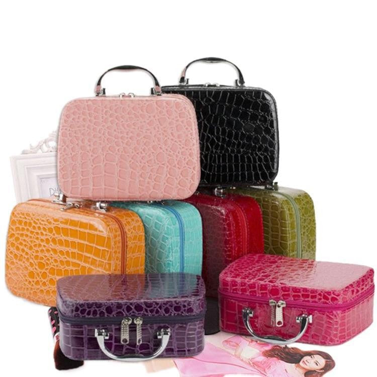 Cosmetic Case, Jewelry and Sewing Kit Bag, Multifunctional Storage, Factory Ready Stock, Mirror Storage Box, Square Zipper Dressing Table - image 1