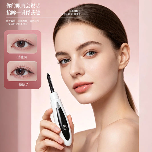 New electric eyelash curling device electric heating curling clip eyelash curling clip USB charging electric eyelash curling device in stock - image 2