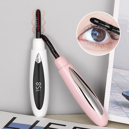 New electric eyelash curling device electric heating curling clip eyelash curling clip USB charging electric eyelash curling device in stock - image 3