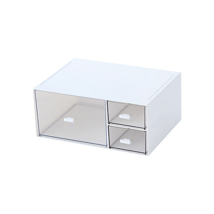 Acrylic Storage Box Desktop Drawer Type Plastic Household Supplies Makeup Storage Box Dormitory Table Dust-proof Finishing - image 5