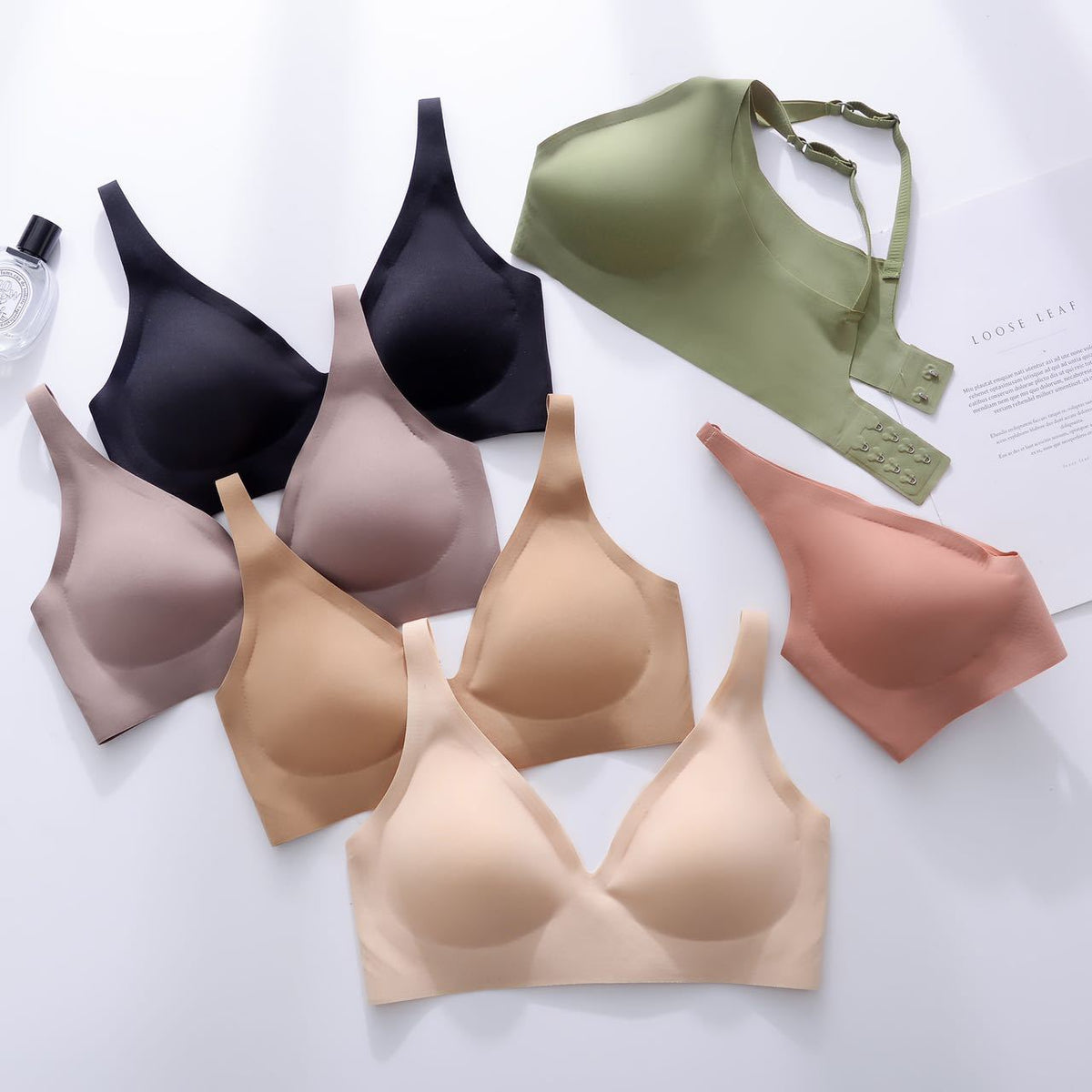 Seamless Jelly Bra for Women with Small Bust, Push-Up, Wireless, One-Piece Sports Beauty Back Bra, Thin Style, Cross-Border Plus Size - image 1