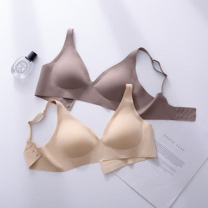 Seamless Jelly Bra for Women with Small Bust, Push-Up, Wireless, One-Piece Sports Beauty Back Bra, Thin Style, Cross-Border Plus Size - image 3