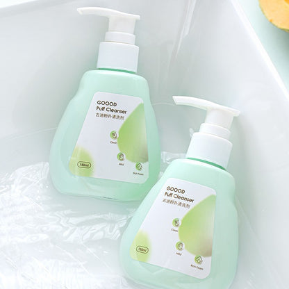 Powder Puff cleaning agent makeup brush cleaning liquid beauty egg air cushion sponge egg makeup brush cleaning 150ml tool - image 3
