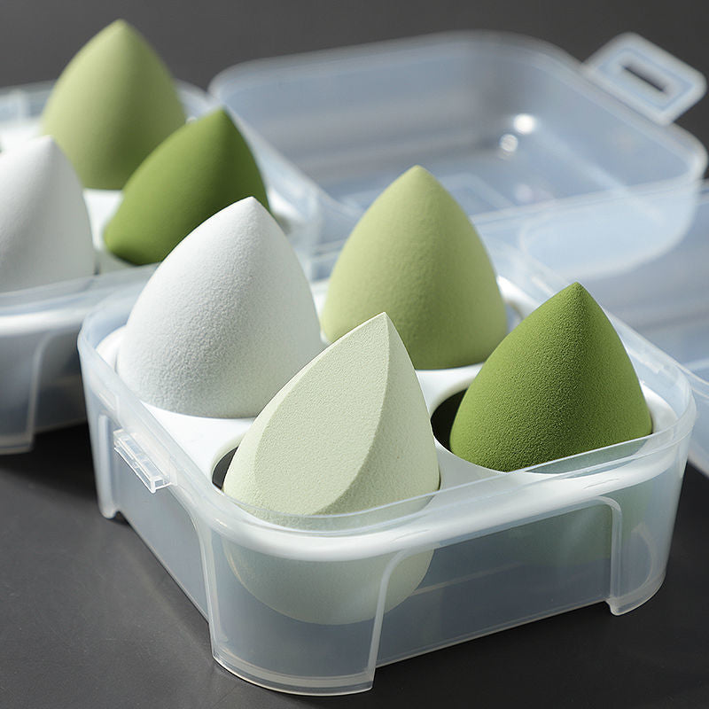 Factory direct egg shell beauty makeup eggs do not eat powder super soft boxed powder puff dry and wet dual-use makeup sponge makeup eggs - image 2