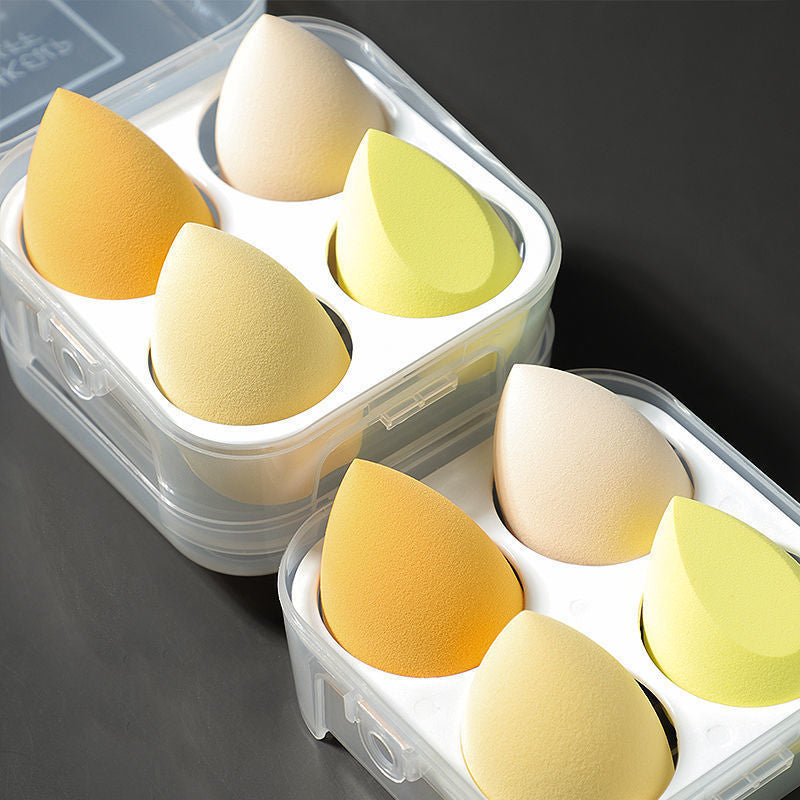 Factory direct egg shell beauty makeup eggs do not eat powder super soft boxed powder puff dry and wet dual-use makeup sponge makeup eggs - image 3