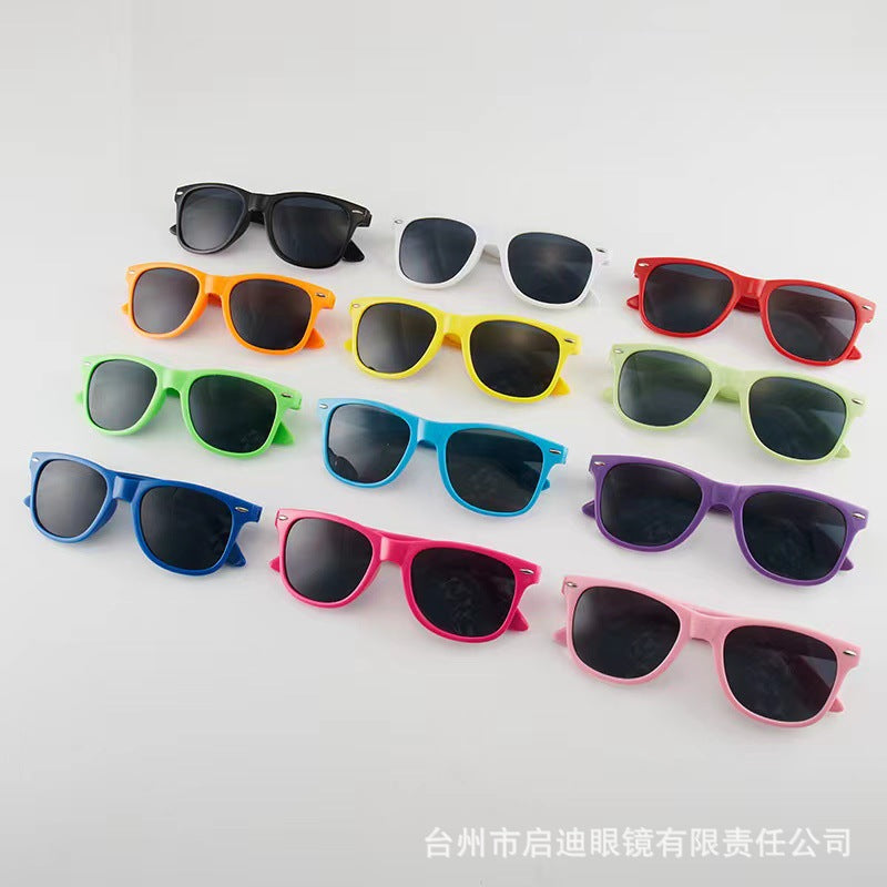 Factory Direct Sales European and American Wholesale Rice Nail Sunglasses Fashion Retro Star Style Candy Color Sunglasses Can Be Printed with Logo - image 3