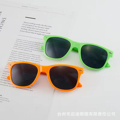 Factory Direct Sales European and American Wholesale Rice Nail Sunglasses Fashion Retro Star Style Candy Color Sunglasses Can Be Printed with Logo - image 4
