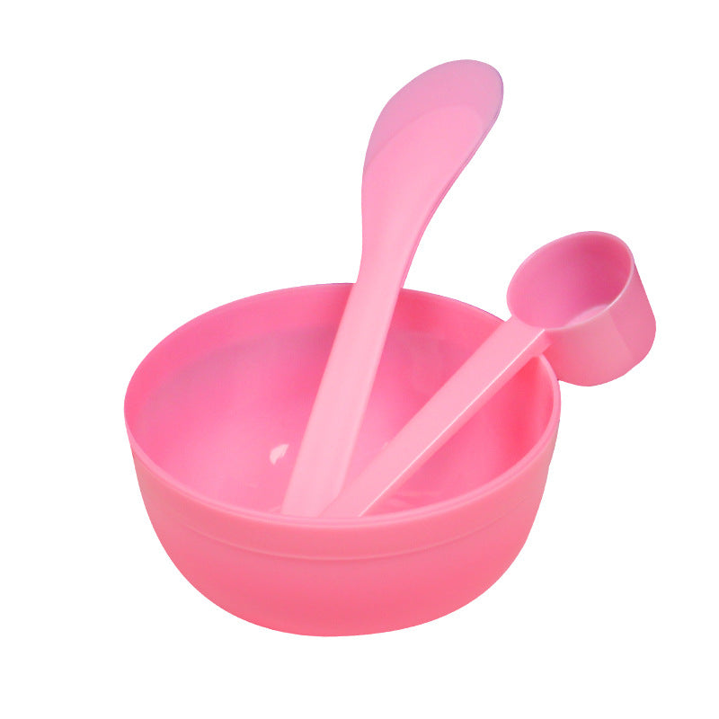 Beauty mask bowl separate packaging makeup spa tool three-piece set plastic small bowl mixing rod measuring scale spoon - image 5