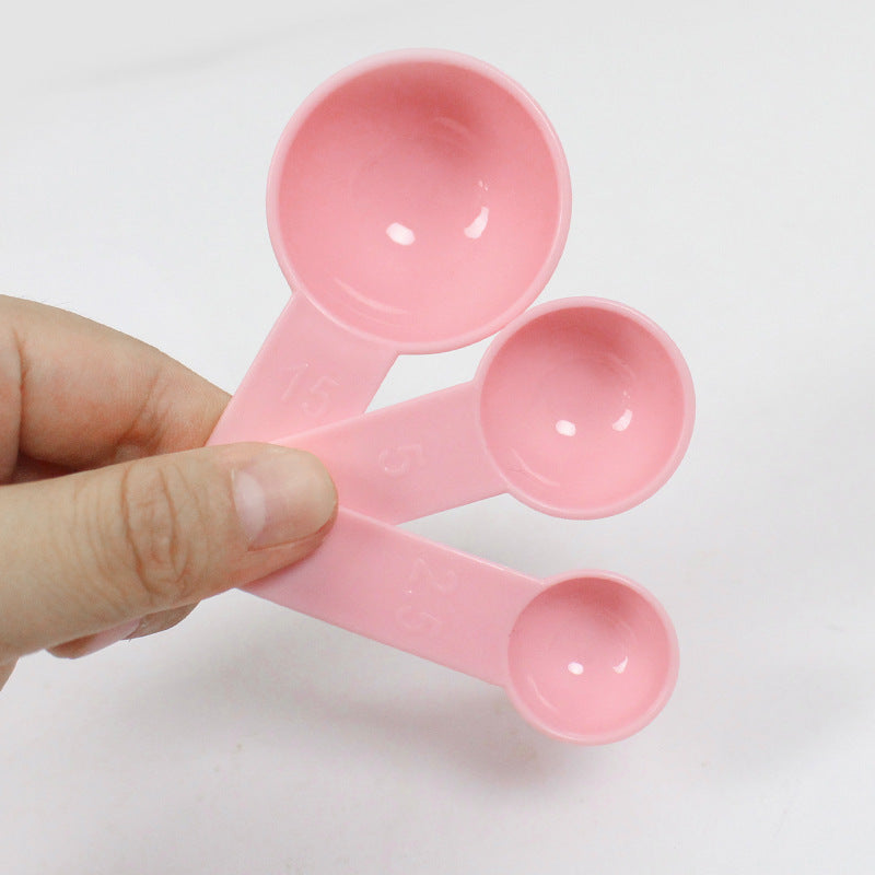 Beauty Mask Spoon Makeup Tool Seaweed Mask Powder Measuring Spoon 2.5/5/15ml Mask Spoon with Chain Three Spoons - image 4