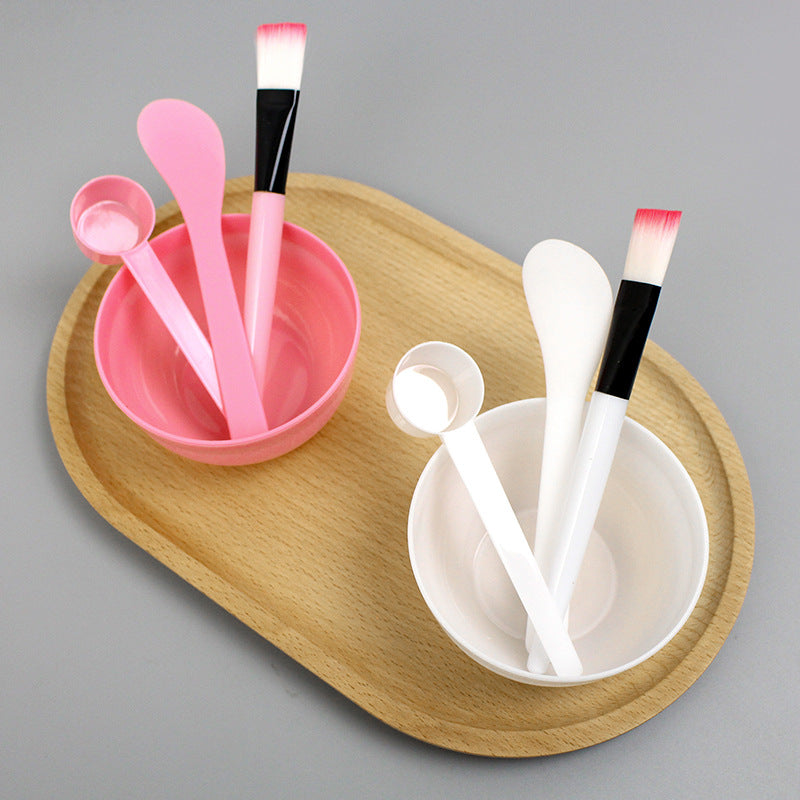Beauty Tools Mask Bowl 4 Four-Piece Set Individually Packaged Mask Adjustment Bowl Mask Stick Scraper Measuring Spoon Makeup Mask Brush - image 2