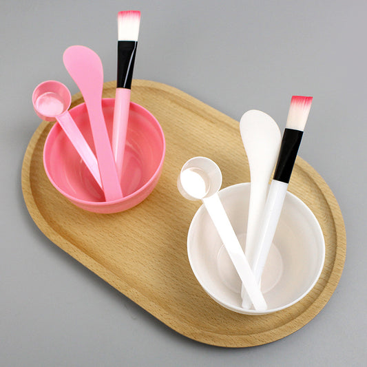 Beauty Tools Mask Bowl 4 Four-Piece Set Individually Packaged Mask Adjustment Bowl Mask Stick Scraper Measuring Spoon Makeup Mask Brush - image 2