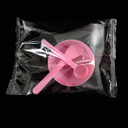 Mask Bowl 3-piece Set Separate Packaging Beauty Tools Beauty Mask Bowl Film Adjusting Stick Plastic Measuring Spoon Spa Utensils - image 3