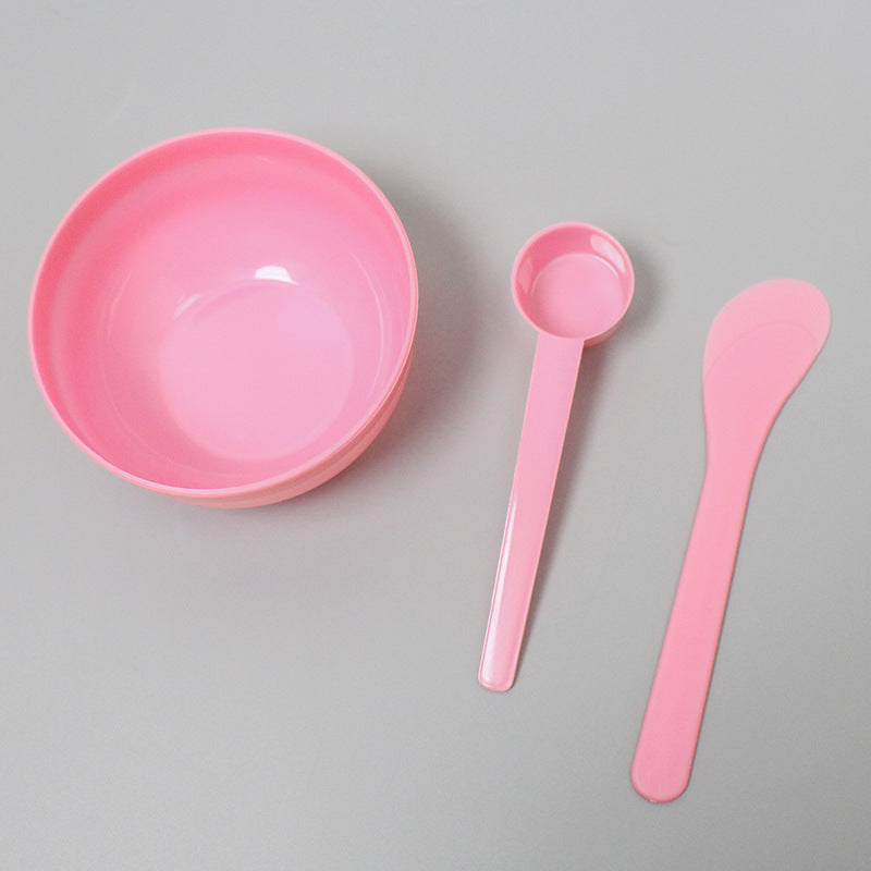 Mask Bowl 3-piece Set Separate Packaging Beauty Tools Beauty Mask Bowl Film Adjusting Stick Plastic Measuring Spoon Spa Utensils - image 4