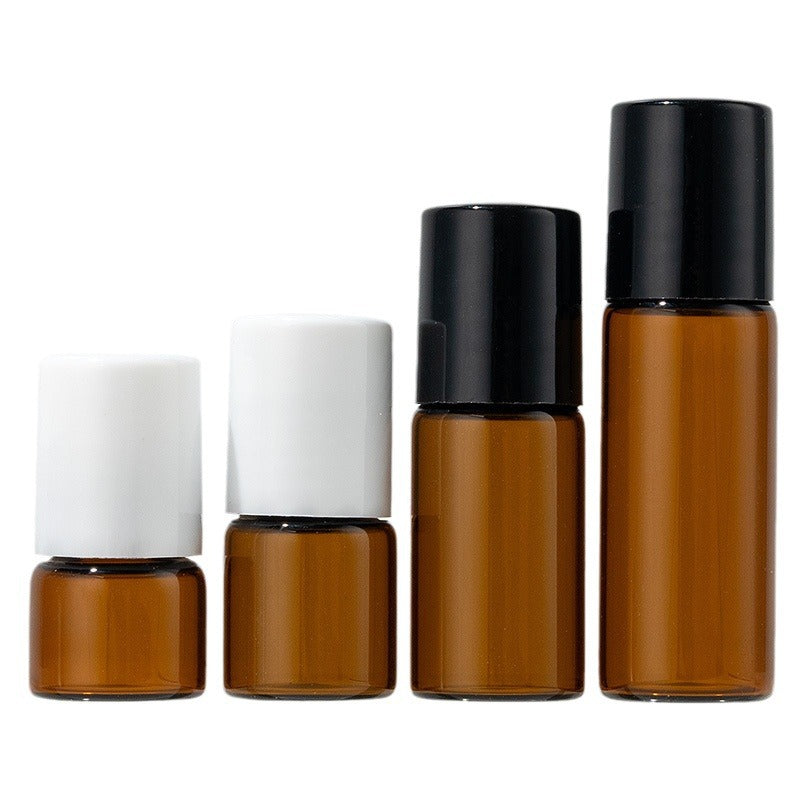 1ml rolling bead bottle 2ML walking bead bottle 3ml brown oil bottle 5ml glass sub-bottled travel small sample bottle in stock - image 5