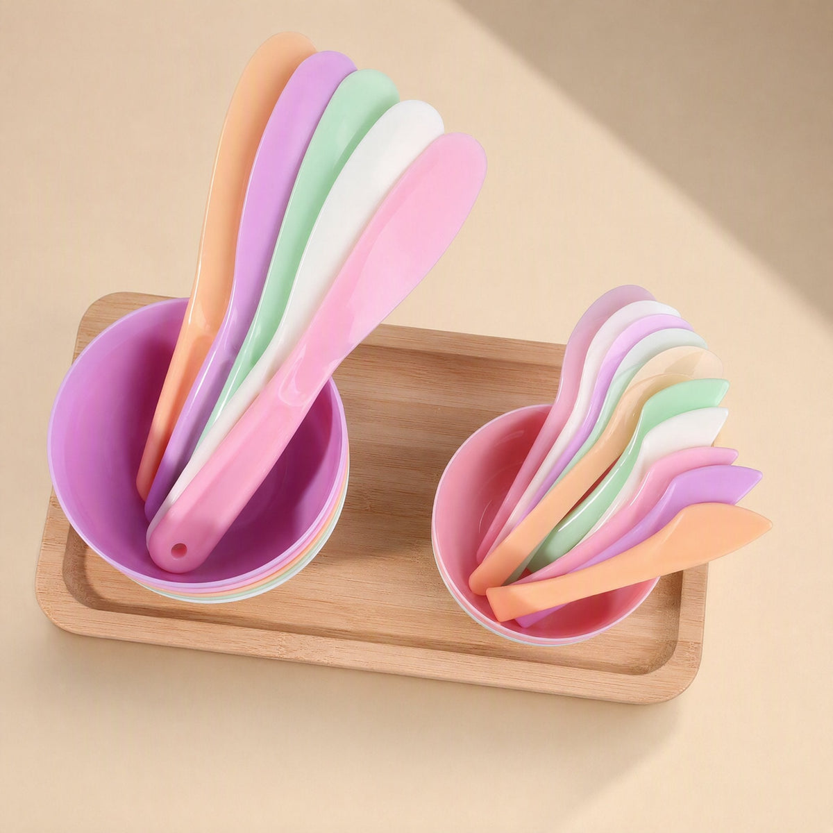 PP facial mask bowl with stated dimensions of 12.7 × 3 cm - view 2