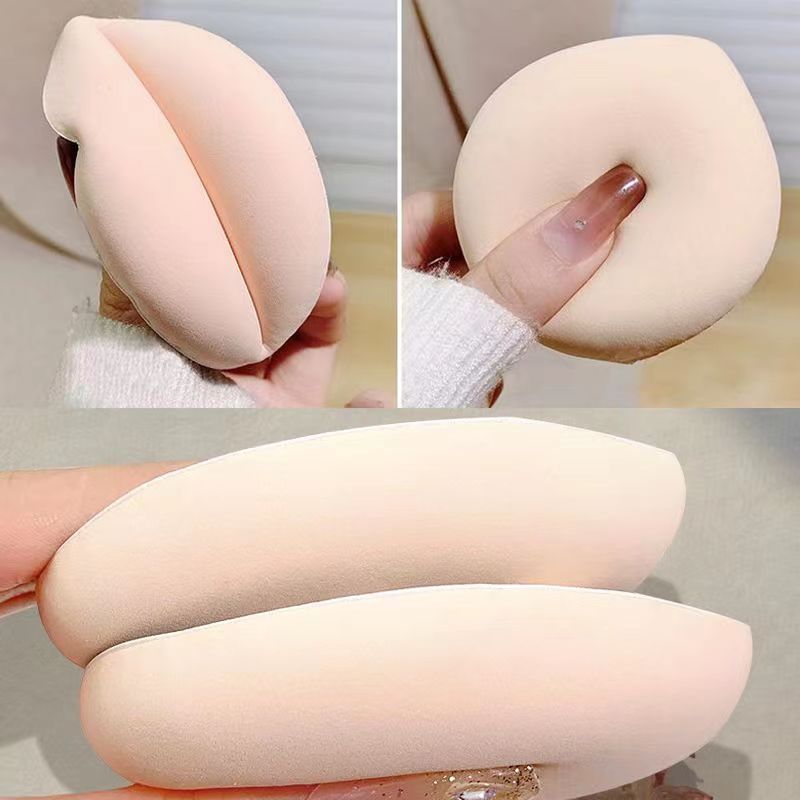 100 points cotton candy air puff air cushion does not eat powder dry and wet dual-use soft XL beauty egg thickened puff - image 1