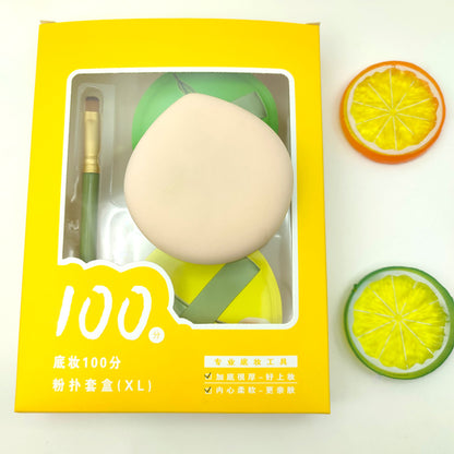 100 points cotton candy air puff air cushion does not eat powder dry and wet dual-use soft XL beauty egg thickened puff - image 3