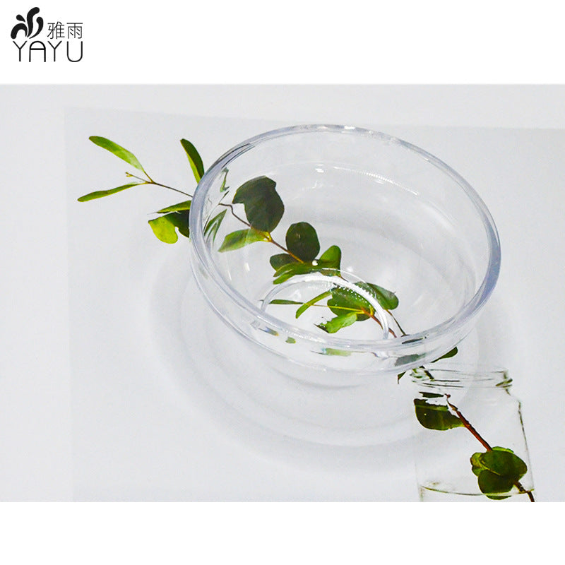 facial mask bowl yellick high transparent film bowl thickened beauty salon imitation glass cosmetic set accessories mixing bowl - image 1