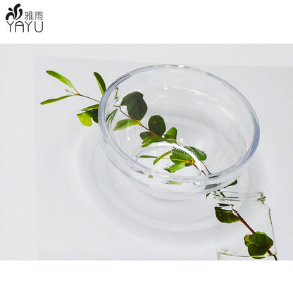 facial mask bowl yellick high transparent film bowl thickened beauty salon imitation glass cosmetic set accessories mixing bowl - image 1