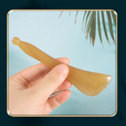 Heart-Shaped Massage Acupoint Pressure Stick for Full Body and Facial Meridian Dredging, Beauty Care, Muscle-Relaxing Stick, Resin Gua Sha Massage Board - image 4