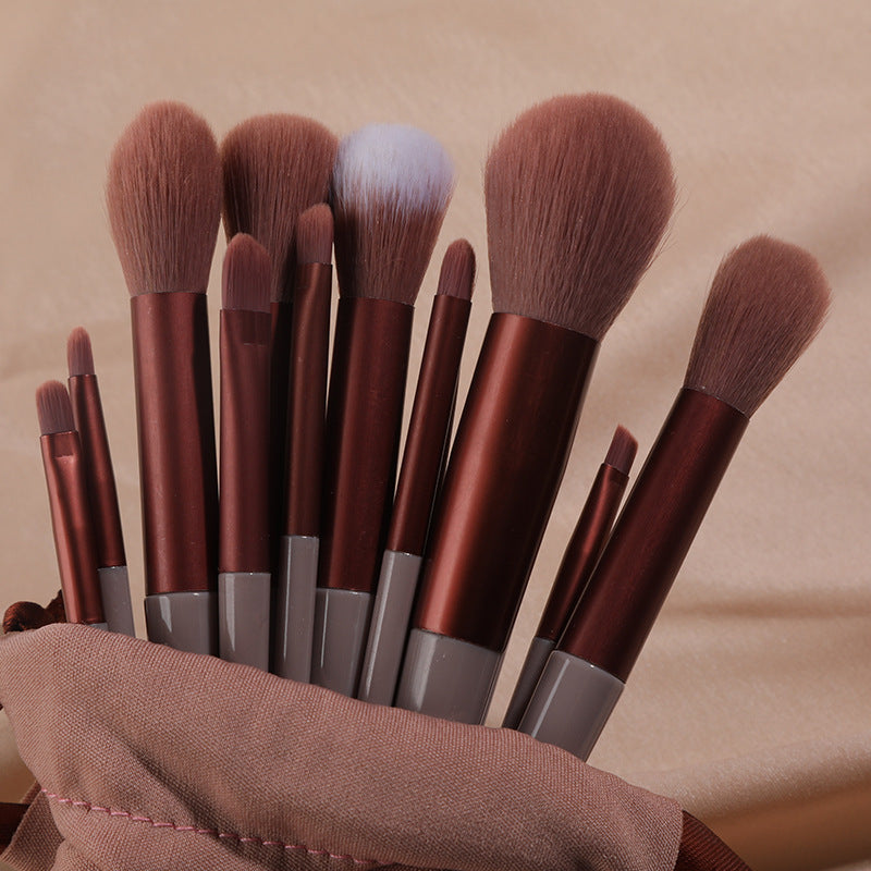 Upgraded 13 Sijiqing makeup brush set full set of soft hair Cangzhou loose powder eye shadow brush beauty makeup tools - image 4