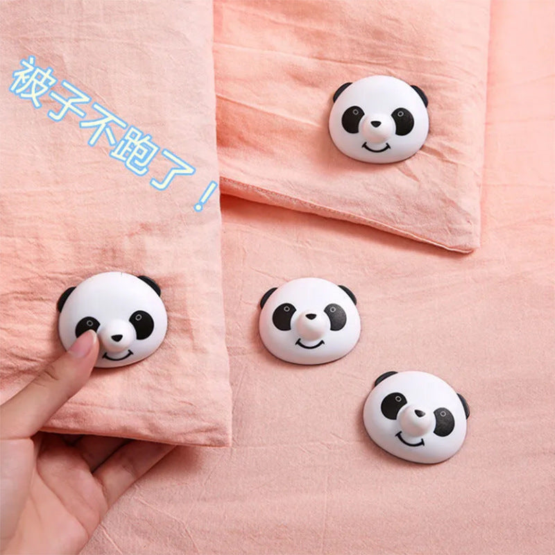 Four Corners of bed sheet to prevent duvet cover from running around fixed button nail male quilt cover anti-running fixed clip holder - image 3