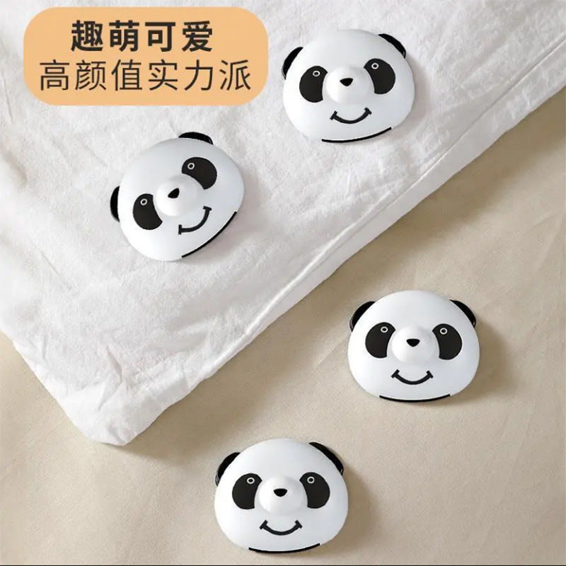 Four Corners of bed sheet to prevent duvet cover from running around fixed button nail male quilt cover anti-running fixed clip holder - image 4