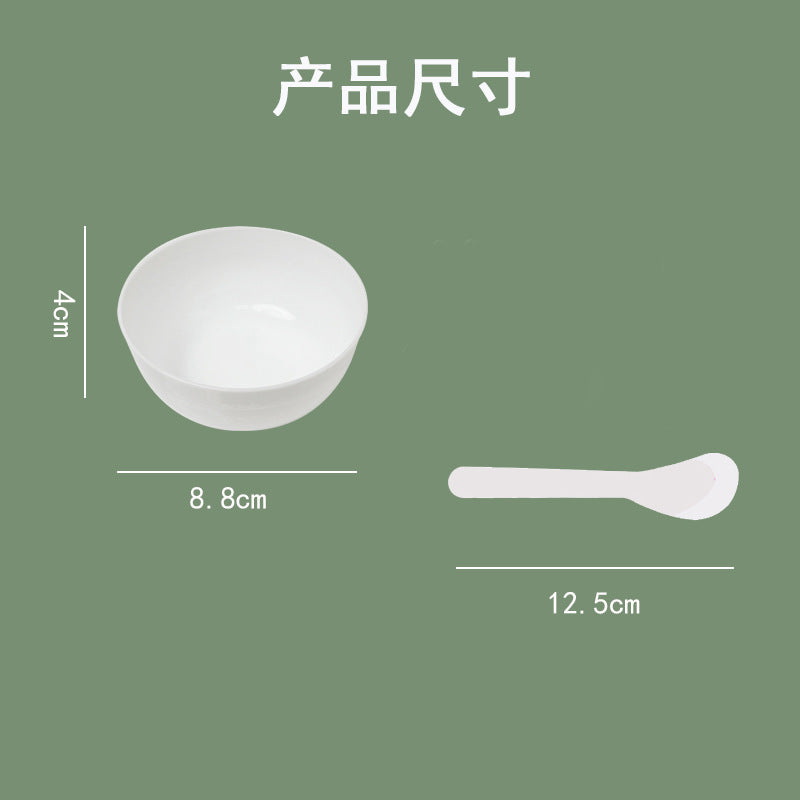 diy mask bowl plastic PP bowl wholesale adjustment mask bowl PP material beauty bowl spa tool suit mixing stick - image 3