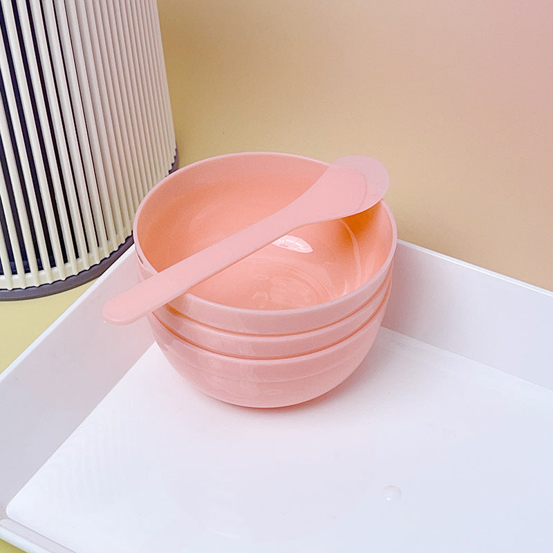 diy mask bowl plastic PP bowl wholesale adjustment mask bowl PP material beauty bowl spa tool suit mixing stick - image 4