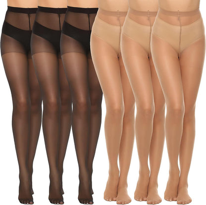 Silk stockings women's summer ultra-thin anti-snagging flesh-colored light leg artifact thin skin beauty sunscreen sexy pineapple pantyhose - image 3