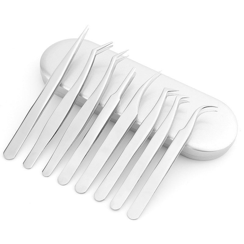 False eyelash tweezers grafting eyelash tweezers eyelash tweezers flowering golden feather clip eyelash curler beauty tools wholesale - image 5